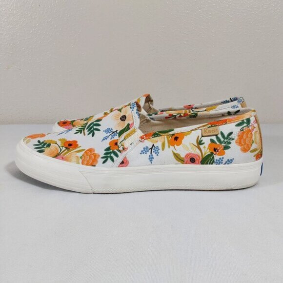 Keds x Rifle Paper Co Slip-on Sneaker in Lively Floral - 8 - Great Condition - Picture 3 of 10